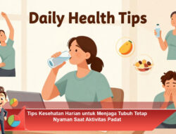 Tips Kesehatan Harian untuk Menjaga Tubuh Tetap Nyaman Saat Aktivitas Padat