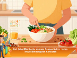 Diet Sehat Membantu Menjaga Asupan Nutrisi Harian Tetap Seimbang Dan Konsisten